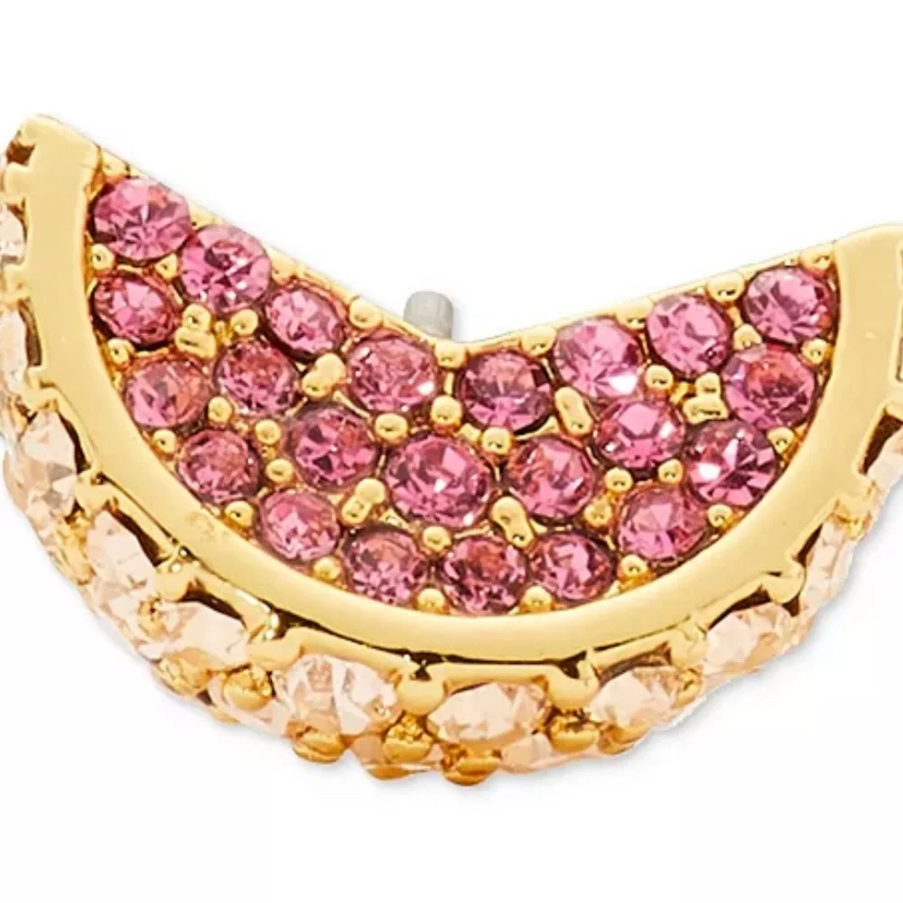 Kate Spade Fruit Salad‎ Pavé Grapefruit Studs Earrings NWT